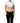Dolce & Gabbana White Bustier Short Sleeve CrewNeck Cropped Top