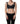 Dolce & Gabbana Black Denim Corset Bralette Cotton Cropped Top