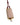 Dolce & Gabbana Pink Exotic Leather Mini Mirror Tassel Makeup Bag