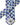 Dolce & Gabbana Blue White Geometric Silk Adjustable Men Tied Necktie Tie