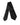 Dolce & Gabbana Black Satin Silk Blend Adjustable Women Tied Necktie Tie