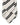 Dolce & Gabbana White Black Stripes Silk Adjustable Women Necktie Tie