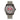 Police Gray Leather Dress Watch