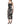 Dolce & Gabbana Black White Zebra Cady Calf Length Dress