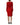Dolce & Gabbana Red Cut Out Bodycon Long Sleeves Sheath Glove Dress