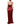 Dolce & Gabbana Red Leopard Draped Sleeveless Maxi Dress