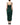 Dolce & Gabbana Green Ruched Sweetheart Bodycon Midi Dress