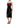 Dolce & Gabbana Black Strapless Red Rose Sequined Midi Dress