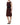 Dolce & Gabbana Maroon Lace Sleeveless Knee Length Dress