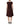 Dolce & Gabbana Maroon Lace Sleeveless Knee Length Dress