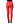 Dolce & Gabbana Red Nylon Stretch Slim Legging Trouser Pants