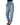 Dolce & Gabbana Blue Distressed Pleated Cotton Denim Jeans