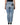 Dolce & Gabbana Blue Distressed Pleated Cotton Denim Jeans