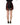Dolce & Gabbana Red Satin Corset Style High Waist Mini Skirt