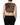 Dolce & Gabbana Brown Leopard Print Cropped Silk Tank Top