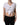 Dolce & Gabbana White Logo Embroidered TieWaist Cropped Top