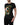 Dolce & Gabbana Black Tropical Print Cotton Round Neck T-Shirt