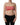 Dolce & Gabbana White Red Nylon Striped Ribbed Tube Crop Top