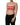 Dolce & Gabbana White Red Nylon Striped Ribbed Tube Crop Top