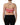 Dolce & Gabbana White Red Nylon Striped Ribbed Tube Crop Top