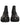 Dolce & Gabbana Black Leather Slip On Chelsea Boots Shoes