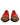 Dolce & Gabbana Red Embellished Men Derby Dress Formal Shoes