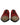 Dolce & Gabbana Red Sequin Embellished Men Derby Dress Shoes