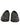 Dolce & Gabbana Black Silver Embellished Slip On Loafers Shoes