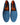 Dolce & Gabbana Blue Velvet Slip On Men Flats Loafers Shoes