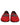 Dolce & Gabbana Red Crown Embellished Dress Loafers Shoes
