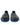 Dolce & Gabbana Blue Velvet Crown Embroidery Loafers Shoes