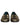 Dolce & Gabbana Black Gold Embellished Slip On Loafers Shoes