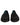 Dolce & Gabbana Black Satin Logo Slip On Flats Loafers Shoes