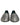 Dolce & Gabbana Gray Glitter Lurex DG Logo Dress Loafers Shoes