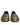 Dolce & Gabbana Gold Jacquard Leather Slip On Loafers Shoes