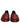 Dolce & Gabbana Red Floral Jacquard Slip On Loafers Shoes