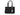 Marc Jacobs Medium Black Canvas Fabric Shoulder Convertible Tote Purse Bag