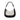 Marc Jacobs Natural Black Canvas Leather Hobo Shoulder Handbag Purse