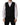 Dolce & Gabbana Black Wool Single Breasted Waistcoat Vest