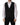 Dolce & Gabbana Black Single Breasted Men Waistcoat Vest