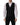 Dolce & Gabbana Black Wool Single Breasted Waistcoat Vest
