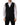Dolce & Gabbana Black Wool Single Breasted Waistcoat Vest