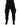 Dolce & Gabbana Black Mid Waist Cargo Jogger Sweatpants Pants