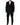 Dolce & Gabbana Black Linen Slim Fit Formal 2 Piece Suit