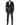 Dolce & Gabbana Black Jacquard Slim Fit Formal 3 Piece Suit