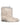 Dolce & Gabbana White Faux Fur Mid Calf Men Boots Shoes