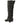 Dolce & Gabbana Black Crystal Embellished High Boots Shoes