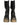 Dolce & Gabbana Black Leather Biker Mid Calf Men Boots Shoes