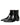 Dolce & Gabbana Black Leather Zipper Mid Calf Men Boots Shoes