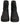 Dolce & Gabbana Black Quilted Effect Mid Calf Boots Shoes